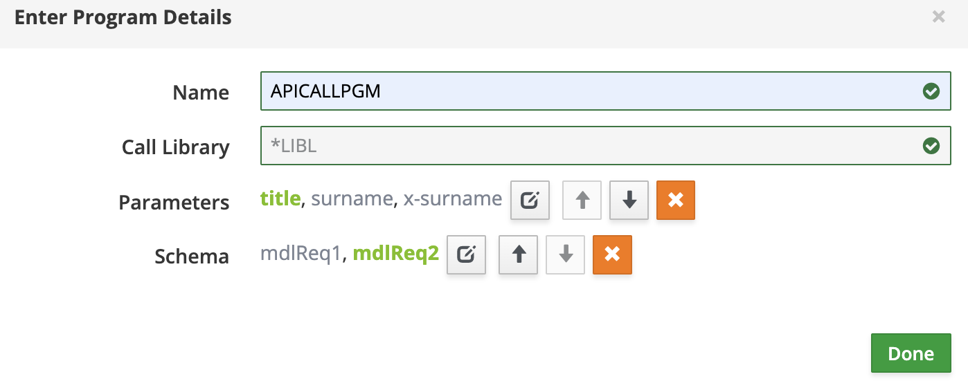 Selected multiple schemas