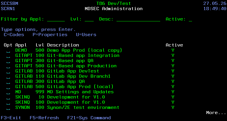 Functional Security Codes