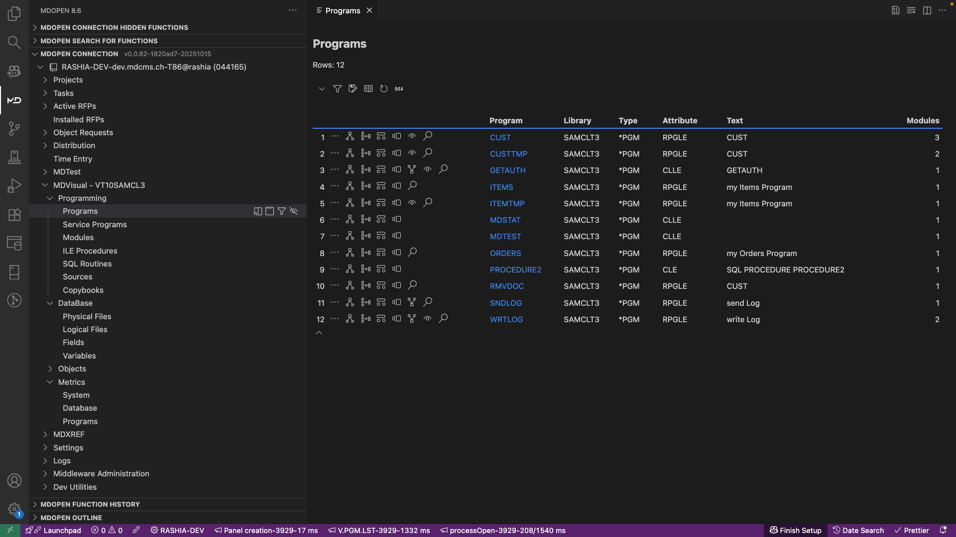 Repository Selected